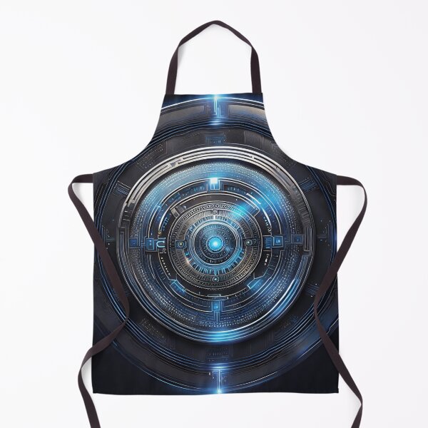 Item preview, Futuristic Circuit Mandala Art designed and sold by SpiritualManda.