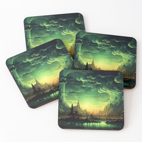 Item preview, Fantasy Landscape Surreal Dreamscape designed and sold by Nightarcade.