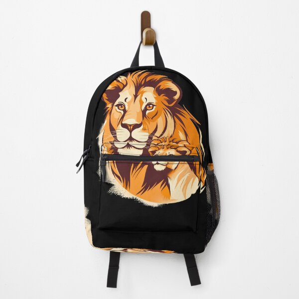 Item preview, Adorable little young kawaii lion cub with lion father illustration designed and sold by NBSStore.