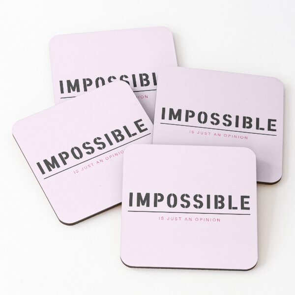 Item preview, Impossible is Just an Opinion designed and sold by Ewa Miller.