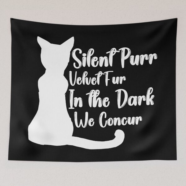 Item preview, Silent Purr, Velvet Fur: In the Dark, We Concur designed and sold by SRZT.