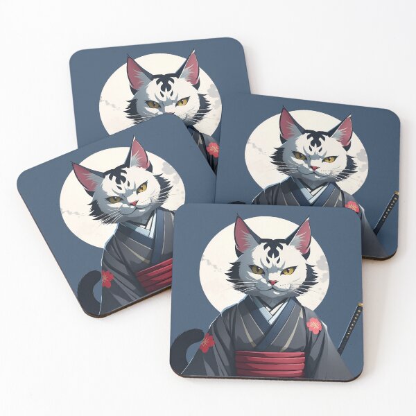 Item preview, Cool Samurai Cat  designed and sold by artukiyo.