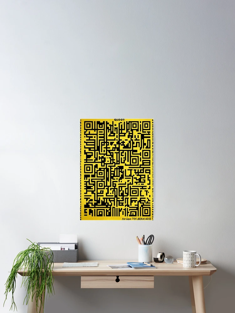 Thumbnail 2 of 3, Poster, QR code Pattern designed and sold by Metalsaga.
