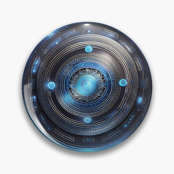 Item preview, Electric Circuit Mandala Tech Art designed and sold by SpiritualManda.