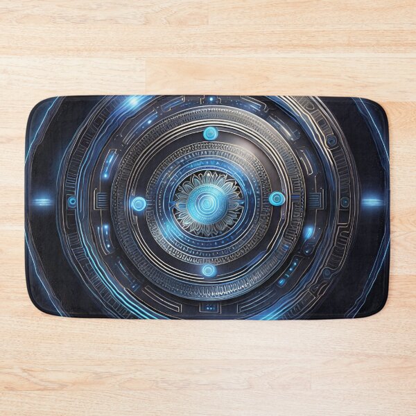 Item preview, Electric Circuit Mandala Tech Art designed and sold by SpiritualManda.