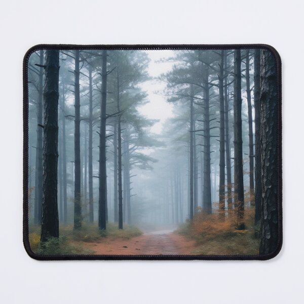Item preview, Misty forest in fog long exposure - Landscape photography designed and sold by TheArtistOf2022.