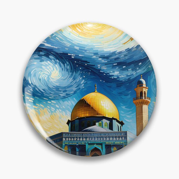 Item preview, Grand mosque colourful art designed and sold by Metaverse8.