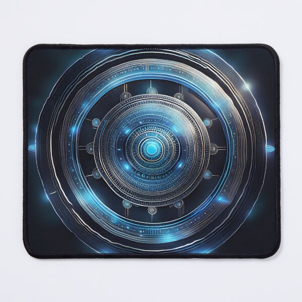 Item preview, Neon Tech Symbolic Mandala designed and sold by SpiritualManda.