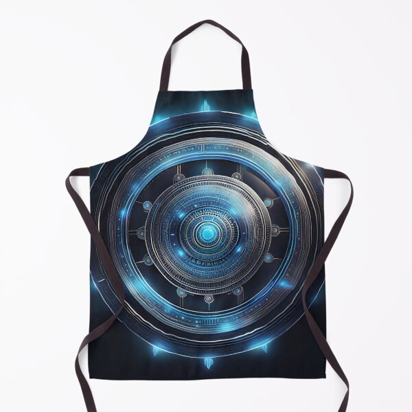 Item preview, Neon Tech Symbolic Mandala designed and sold by SpiritualManda.