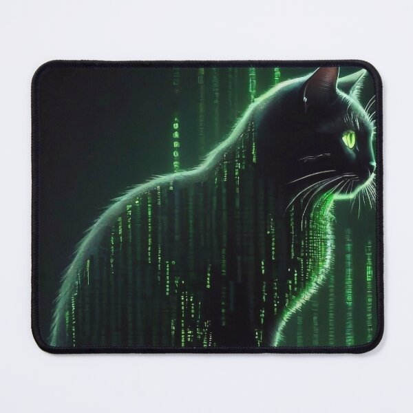Item preview, Binary code cat designed and sold by M-Y-A-R-T-.