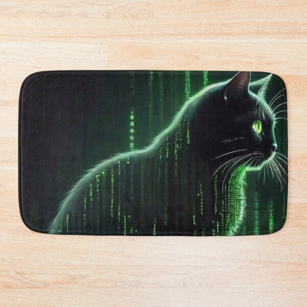 Item preview, Binary code cat designed and sold by M-Y-A-R-T-.