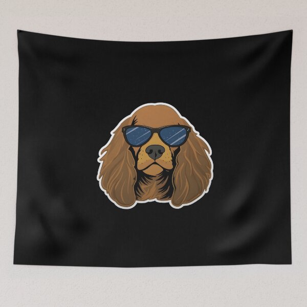 Item preview, Silly Glasses Sussex Spaniel designed and sold by CUTEDOGGIEZ.