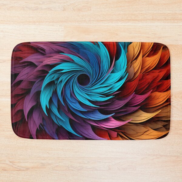 Item preview, deep colorful fractal decorative print designed and sold by dcrc.