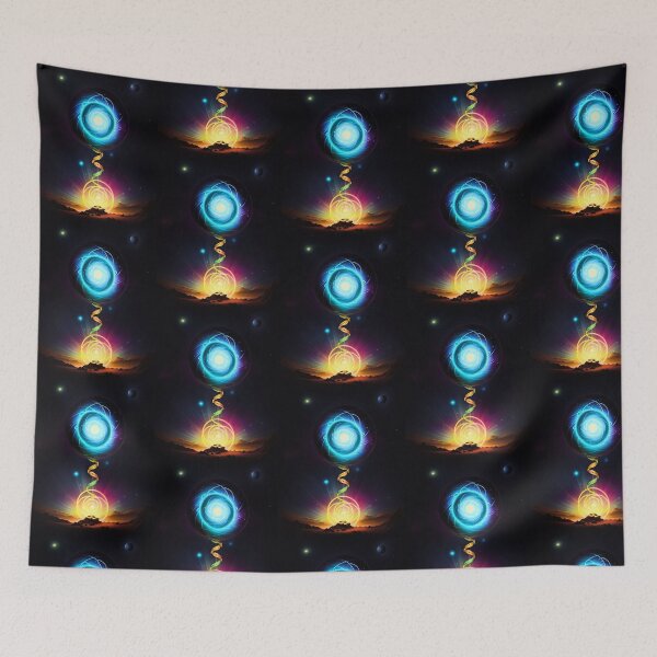 Item preview, Chakra Blue Meditation designed and sold by HanaiPrint.
