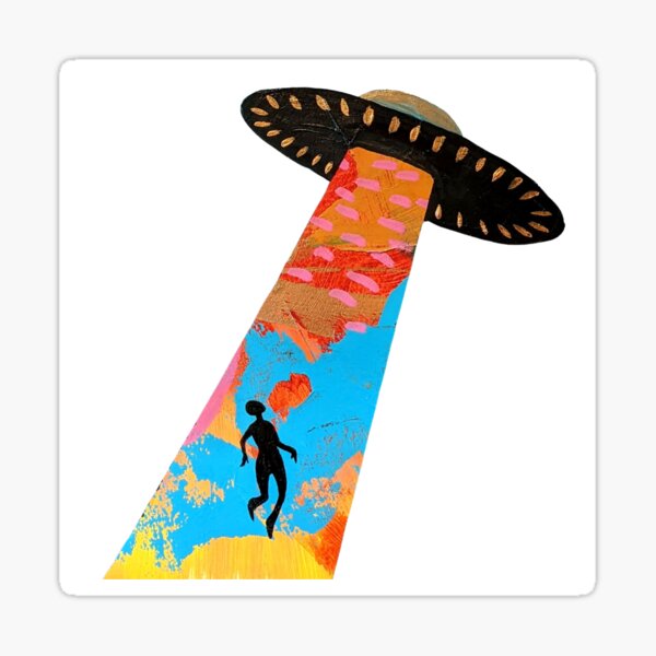 Item preview, Abduction UFO designed and sold by Ciara Barsotti.