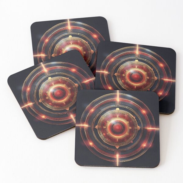 Item preview, Futuristic Tech Mandala Design designed and sold by SpiritualManda.