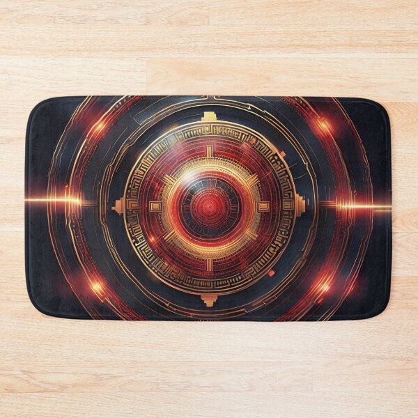 Item preview, Futuristic Tech Mandala Design designed and sold by SpiritualManda.