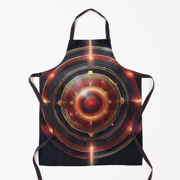 Item preview, Futuristic Tech Mandala Design designed and sold by SpiritualManda.