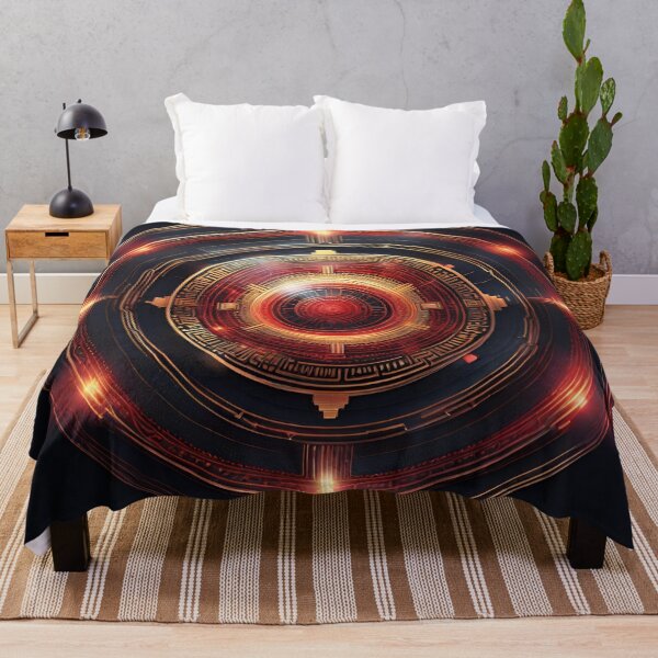 Item preview, Futuristic Tech Mandala Design designed and sold by SpiritualManda.