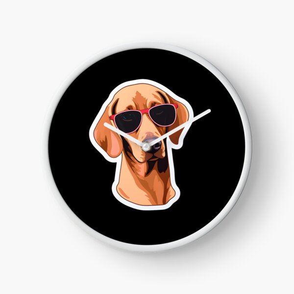 Item preview, Silly Glasses Vizsla designed and sold by CUTEDOGGIEZ.