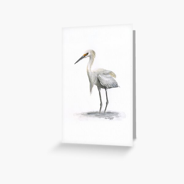Item preview, Watercolor Egret designed and sold by LauraJenette.