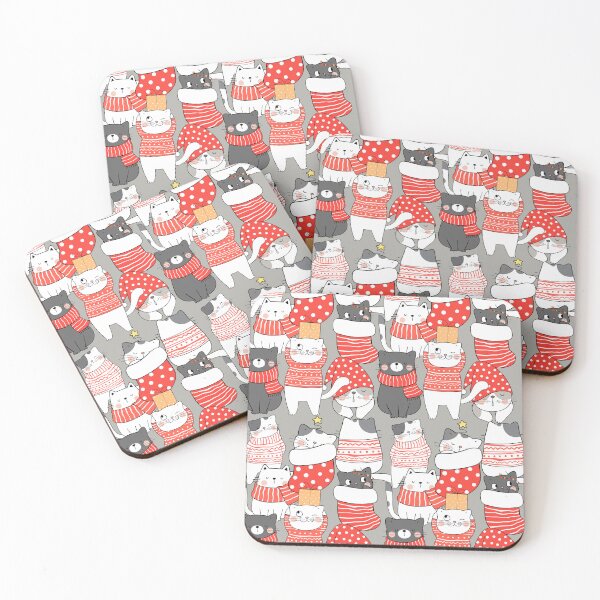Item preview, Tiny cute kittens are chilling for Christmas. designed and sold by esao.