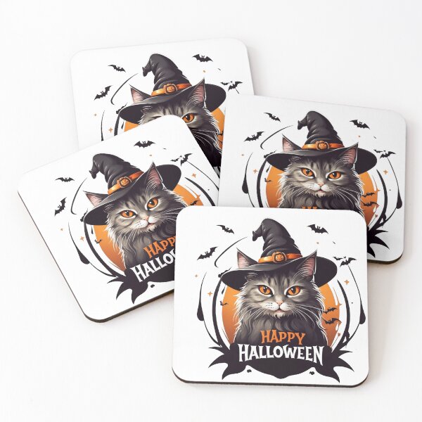 Item preview, Mystic Meow: Artful Halloween Cat designed and sold by Misterpng.