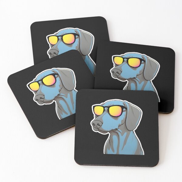 Item preview, Silly Glasses Weimaraner designed and sold by CUTEDOGGIEZ.