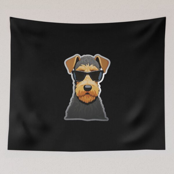 Item preview, Welsh Terrier in Cool Sunglasses designed and sold by CUTEDOGGIEZ.