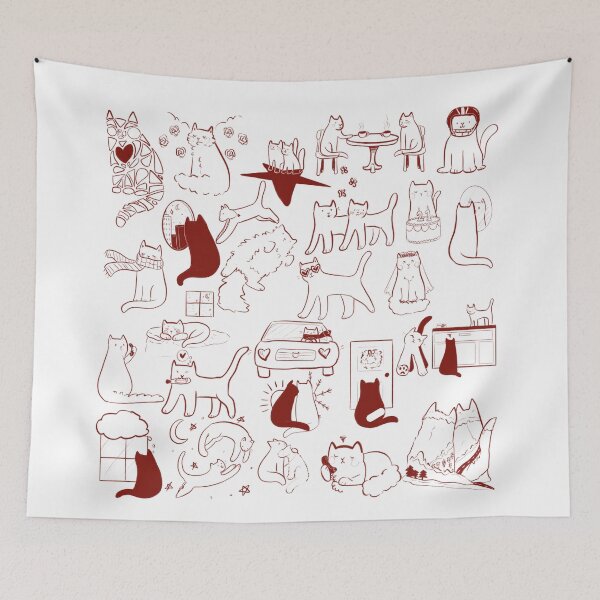 Item preview, Red tv (blanket and tapestry) designed and sold by paintdaylight.