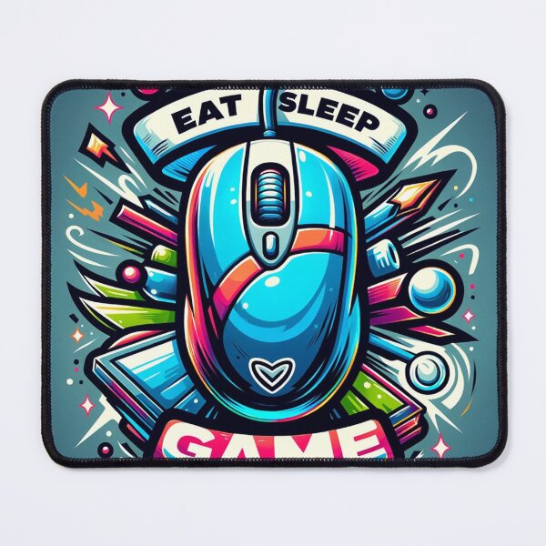 Item preview, Eat Sleep Game - Computer Mouse designed and sold by Zestpond.