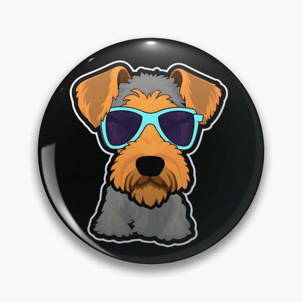 Aperçu de l'œuvre Silly Glasses Welsh Terrier créée et vendue par CUTEDOGGIEZ.
