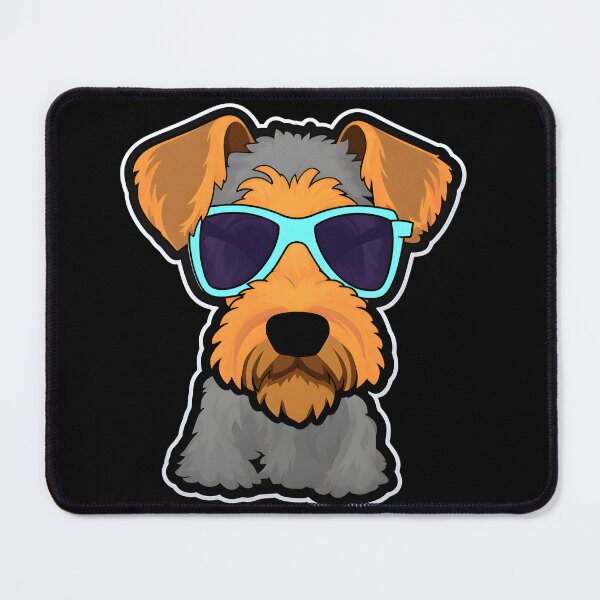 Item preview, Silly Glasses Welsh Terrier designed and sold by CUTEDOGGIEZ.