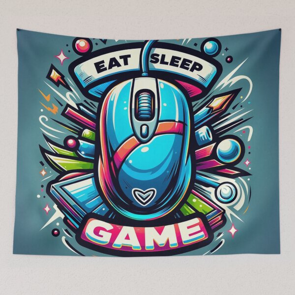 Item preview, Eat Sleep Game - Computer Mouse designed and sold by Zestpond.