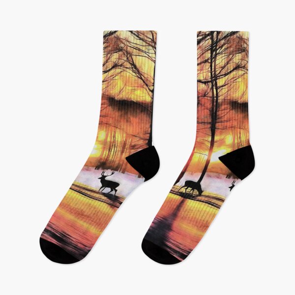 Item preview, Deer Winter Morning designed and sold by Yorgos Daskalakis.