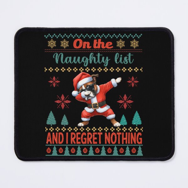 Item preview, On the Naughty List and I Regret Nothing - Festive Boxer Mischief designed and sold by Xhevahir.