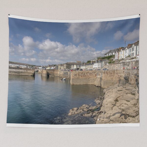 Item preview, Porthleven Harbour Wall designed and sold by hawkie.