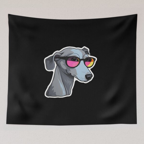 Item preview, Whippet Con Gafas De Sol Geniales designed and sold by CUTEDOGGIEZ.