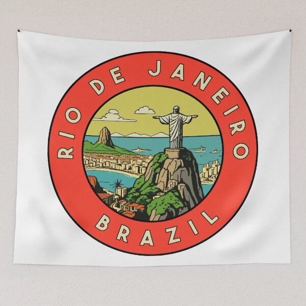 Item preview, Rio De Janeiro Brazil Decal designed and sold by Decal Mania.