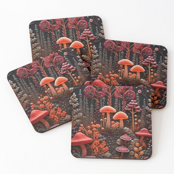 Item preview, Poison Mushrooms designed and sold by KuolemaSyndrome.