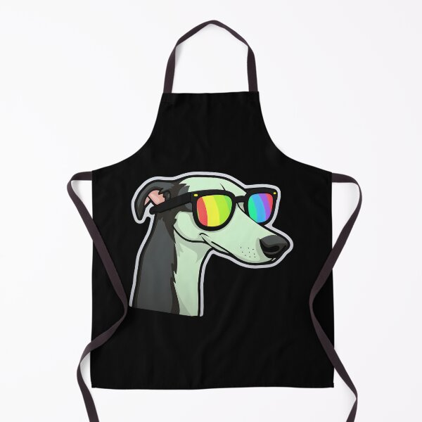 Item preview, Silly Glasses Whippet designed and sold by CUTEDOGGIEZ.