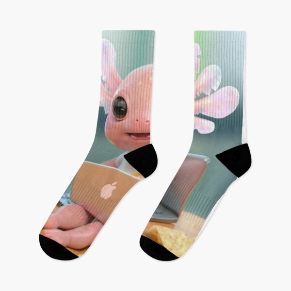 Item preview,  "Axolotl Bubble Tea" - Axolotl drinking strawberry milk designed and sold by Obinne.
