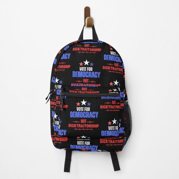 Item preview, Vote For Democracy Not Dicktraitorship Democratic Political Design designed and sold by EarthArtDesigns.