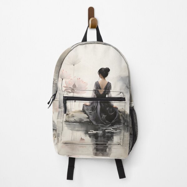 Item preview, Lotus Serenity: Tranquilidad entintada designed and sold by AI-Only Creations.