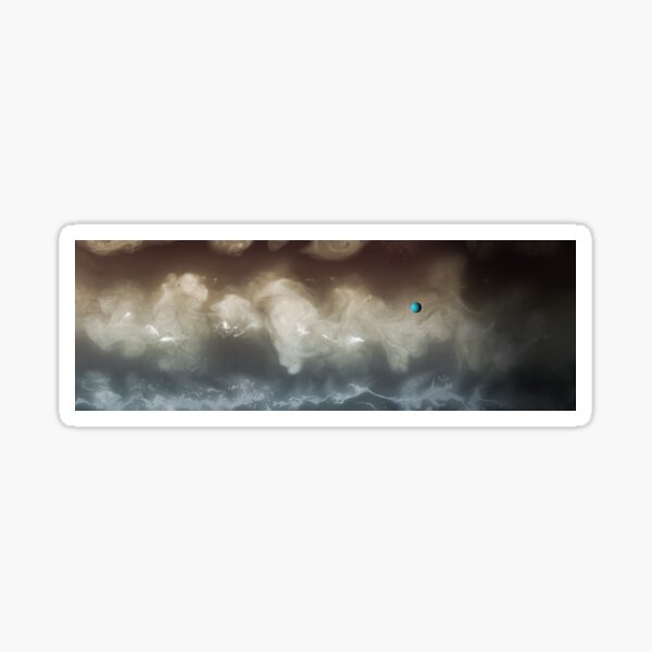 New Blue Marble Sticker