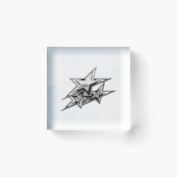 Item preview, silver chrome stars  designed and sold by lunatiris.