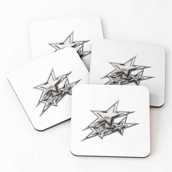 Item preview, silver chrome stars  designed and sold by lunatiris.