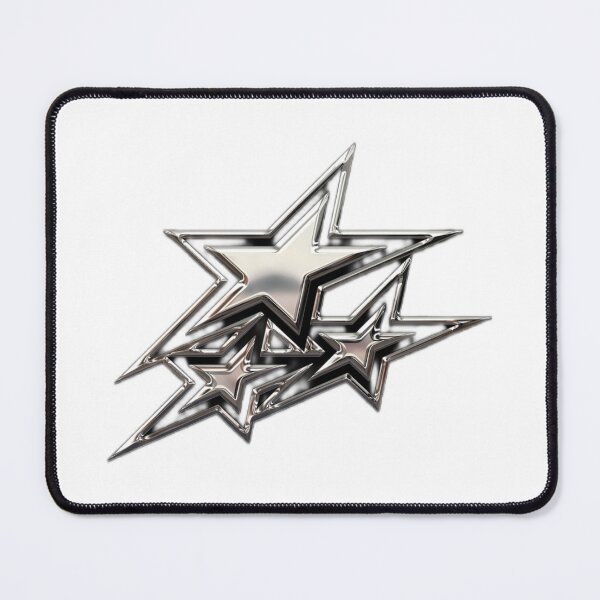 Item preview, silver chrome stars designed and sold by lunatiris.