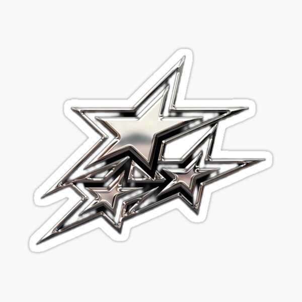 Star y2k Sticker for Sale by Skurczyk in 2023