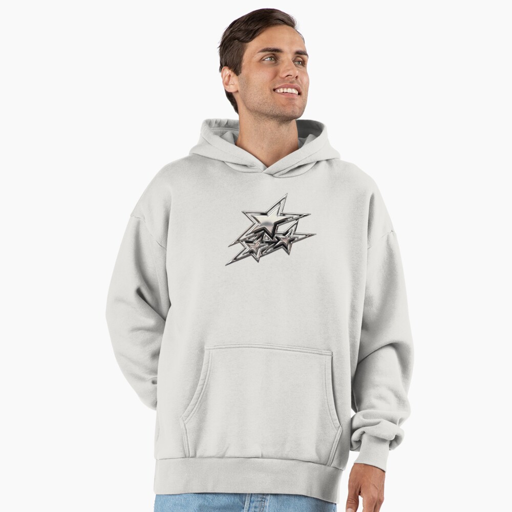 silver chrome stars  Sticker